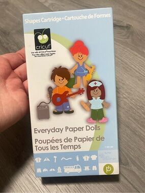 Cricut Everyday Paper Dolls Shapes Cartridges for Crafts Crafting Scrapbooking